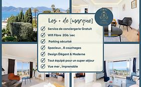Suite Riviera - Sea View - Clim - 50M Plage - Residence De Standing - Spacieux 180 M2 - Parking